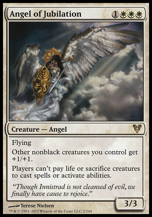 Angel of Jubilation proxy card MTG Avacyn Restored