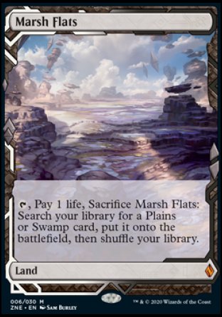 Marsh Flats proxy card MTG Zendikar Rising Expeditions