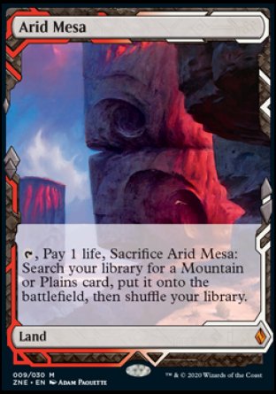 Arid Mesa proxy card MTG Zendikar Rising Expeditions