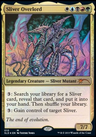 Sliver Overlord proxy card MTG Secret Lair Drop