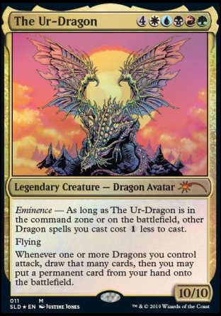 The Ur-Dragon proxy card MTG Secret Lair Drop