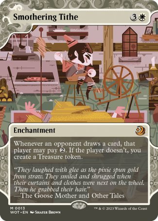 Smothering Tithe proxy card MTG Wilds of Eldraine: Enchanting Tales
