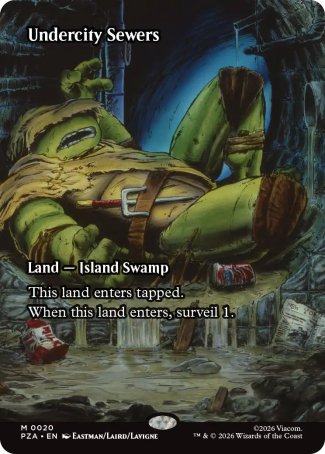 Undercity Sewers proxy card MTG Teenage Mutant Ninja Turtles Source Material