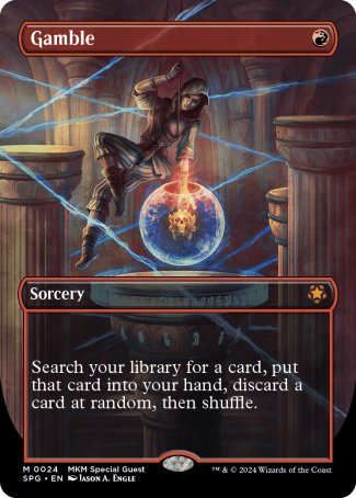 Gamble proxy card MTG Special Guests