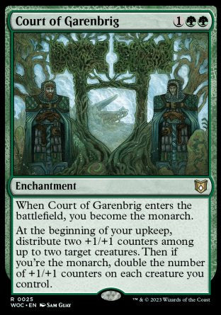 Court of Garenbrig proxy card MTG Wilds of Eldraine Commander