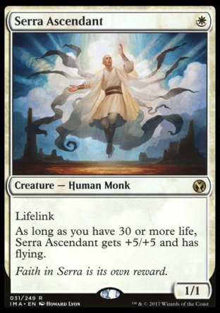 Serra Ascendant proxy card MTG Iconic Masters