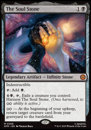 The Soul Stone proxy card MTG Marvel's Spider-Man