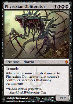 Phyrexian Obliterator proxy card MTG New Phyrexia