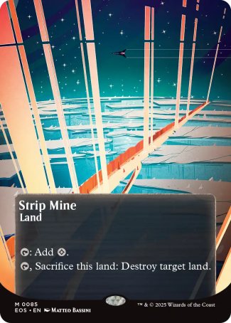 Strip Mine proxy card MTG Edge of Eternities: Stellar Sights