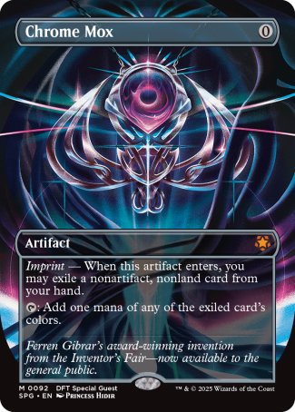 Chrome Mox proxy card MTG Special Guests
