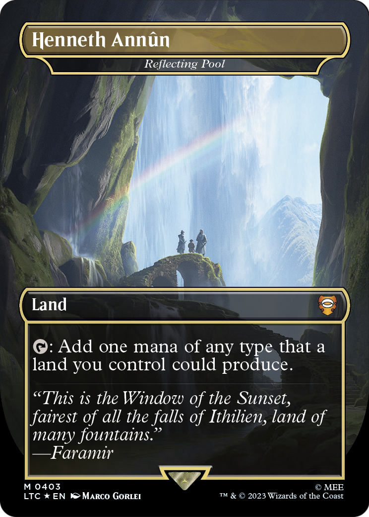 Reflecting Pool “Henneth Annûn” MTG proxy card