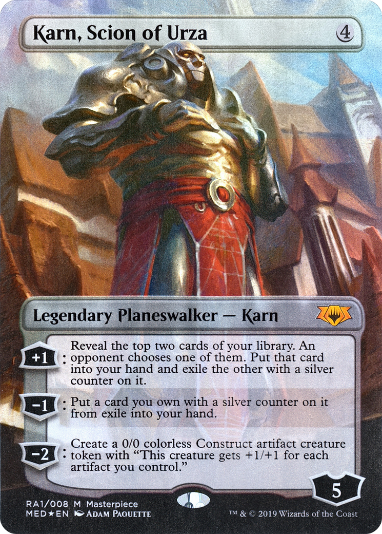 Karn, Scion of Urza MTG proxy card