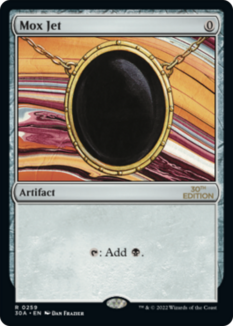 Mox Jet MTG proxy card