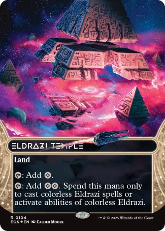 Eldrazi Temple proxy card MTG Edge of Eternities: Stellar Sights