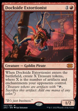 Dockside Extortionist proxy card MTG Double Masters 2022