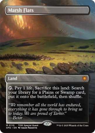 Marsh Flats proxy card MTG Special Guests