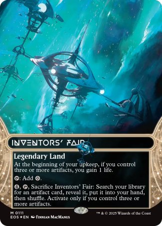 Inventors' Fair proxy card MTG Edge of Eternities: Stellar Sights