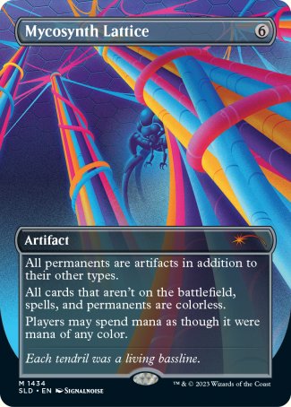 Mycosynth Lattice proxy card MTG Secret Lair Drop