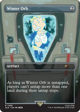 Winter Orb proxy card MTG Secret Lair Drop