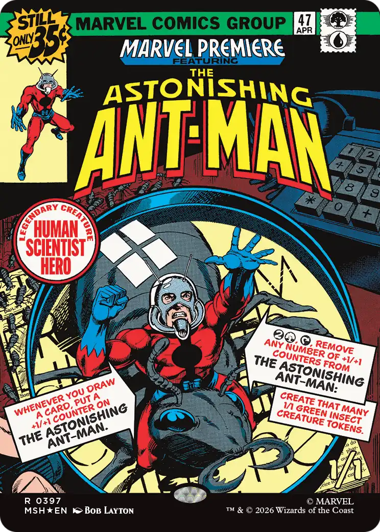 The Astonishing Ant-Man MTG proxy card