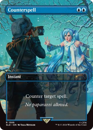 Counterspell proxy card MTG Secret Lair Drop