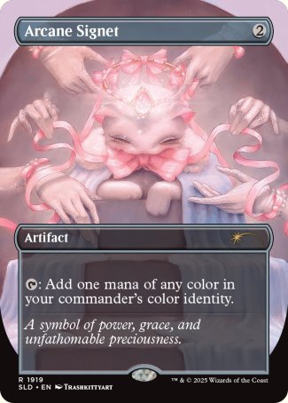 Arcane Signet proxy card MTG Secret Lair Drop