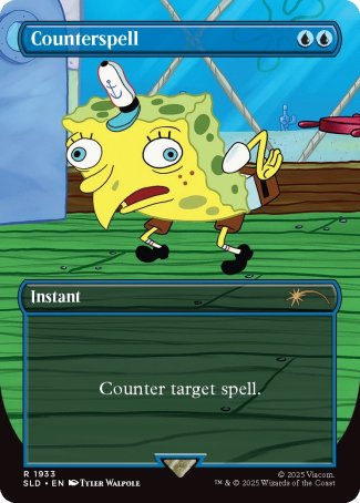Counterspell proxy card MTG Secret Lair Drop