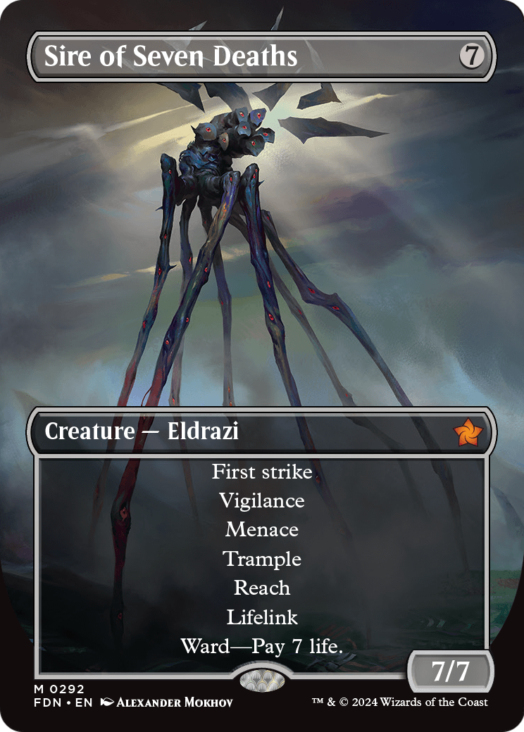 Sire of Seven Deaths MTG proxy card