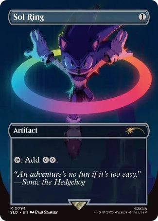 Sol Ring proxy card MTG Secret Lair Drop