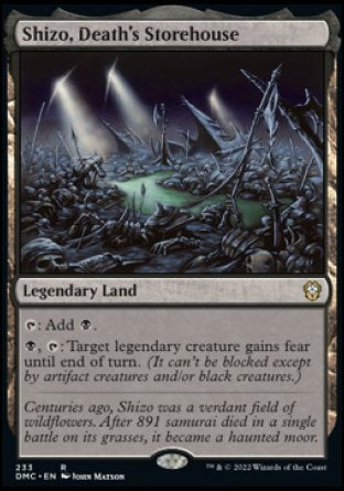 Shizo, Death's Storehouse proxy card MTG Dominaria United Commander