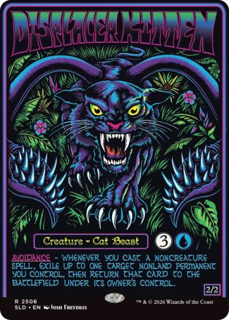 Displacer Kitten proxy card MTG Secret Lair Drop