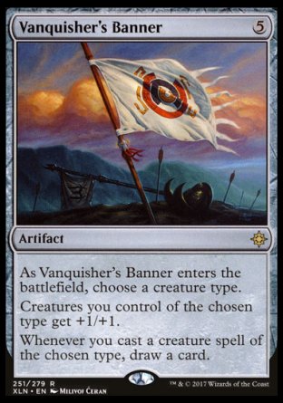 Vanquisher's Banner proxy card MTG Ixalan