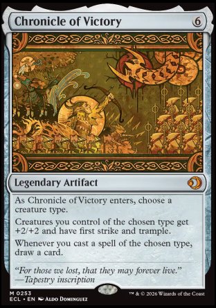 Chronicle of Victory proxy card MTG Lorwyn Eclipsed