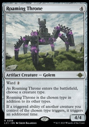 Roaming Throne proxy card MTG The Lost Caverns of Ixalan