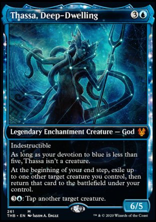 Thassa, Deep-Dwelling proxy card MTG Theros Beyond Death