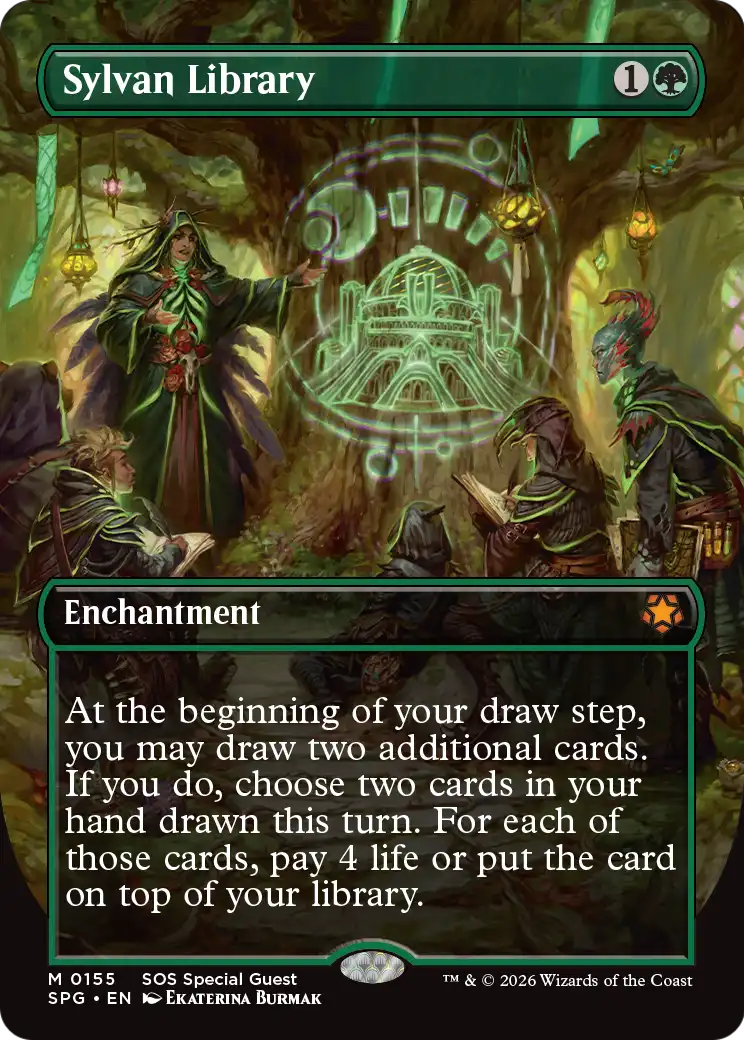Sylvan Library MTG proxy card