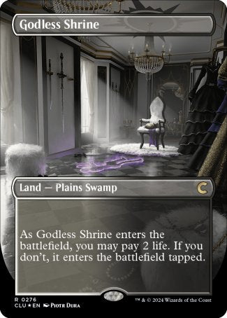 Godless Shrine proxy card MTG Ravnica: Clue Edition