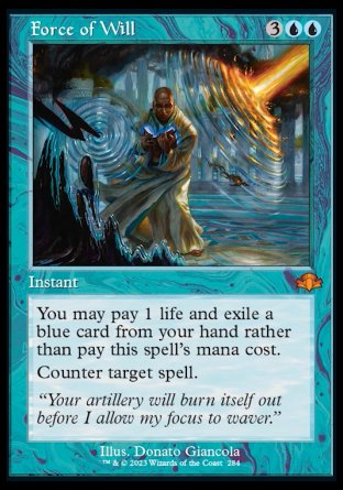 Force of Will proxy card MTG Dominaria Remastered