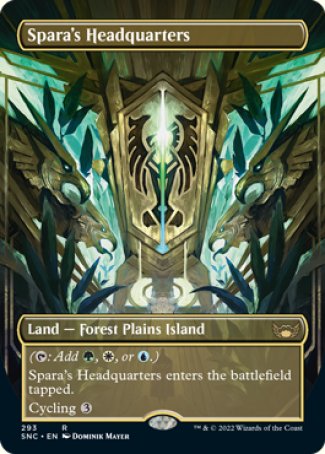 Spara's Headquarters proxy card MTG Streets of New Capenna