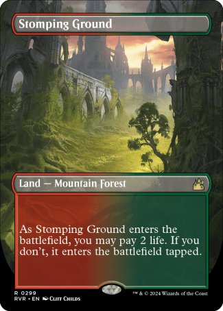 Stomping Ground proxy card MTG Ravnica Remastered