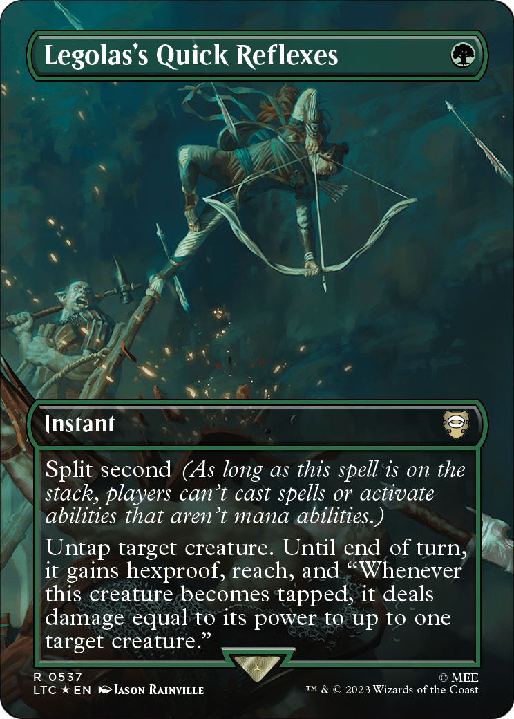 Legolas's Quick Reflexes MTG proxy card