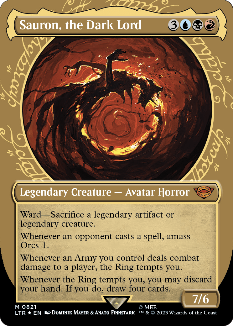 Sauron, the Dark Lord MTG proxy card