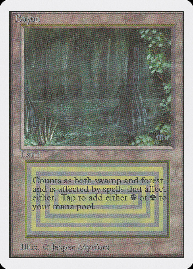 Bayou - Unlimited Edition – MTG Proxy Card