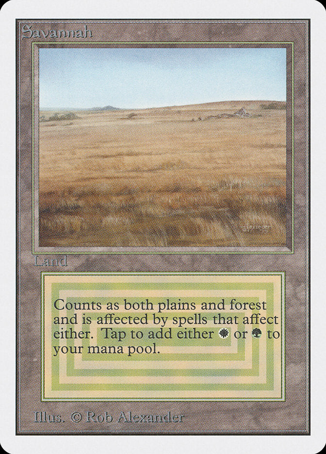 Savannah - Unlimited Edition – MTG Proxy Card