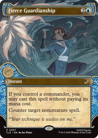 Fierce Guardianship proxy card MTG Avatar: The Last Airbender Eternal
