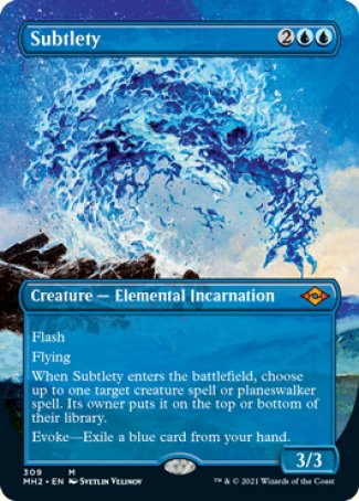 Subtlety proxy card MTG Modern Horizons 2