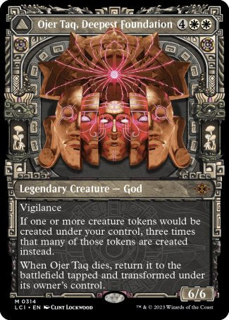 Ojer Taq, Deepest Foundation // Temple of Civilization proxy card MTG The Lost Caverns of Ixalan