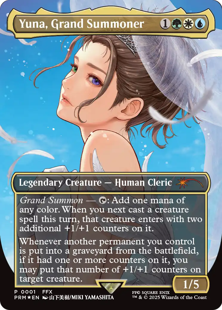 Yuna, Grand Summoner MTG proxy card