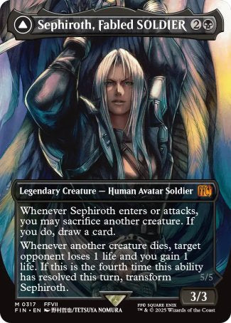 Sephiroth, Fabled SOLDIER // Sephiroth, One-Winged Angel - Final Fanta EncoreH-Cards Sephiroth, Fabled SOLDIER // Sephiroth, One-Winged Angel - Final Fanta EncoreH-Cards