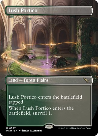 Lush Portico proxy card MTG Murders at Karlov Manor
